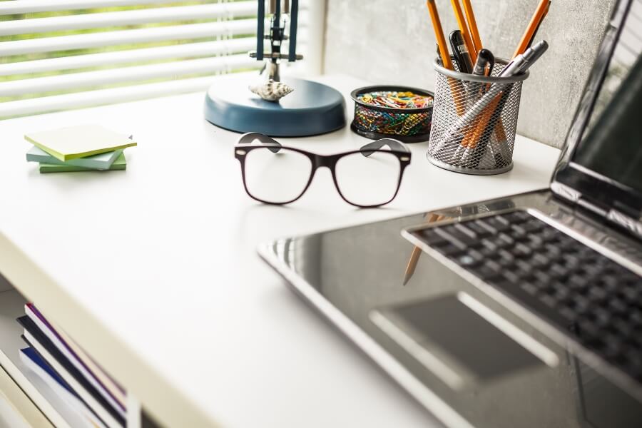 organized desk