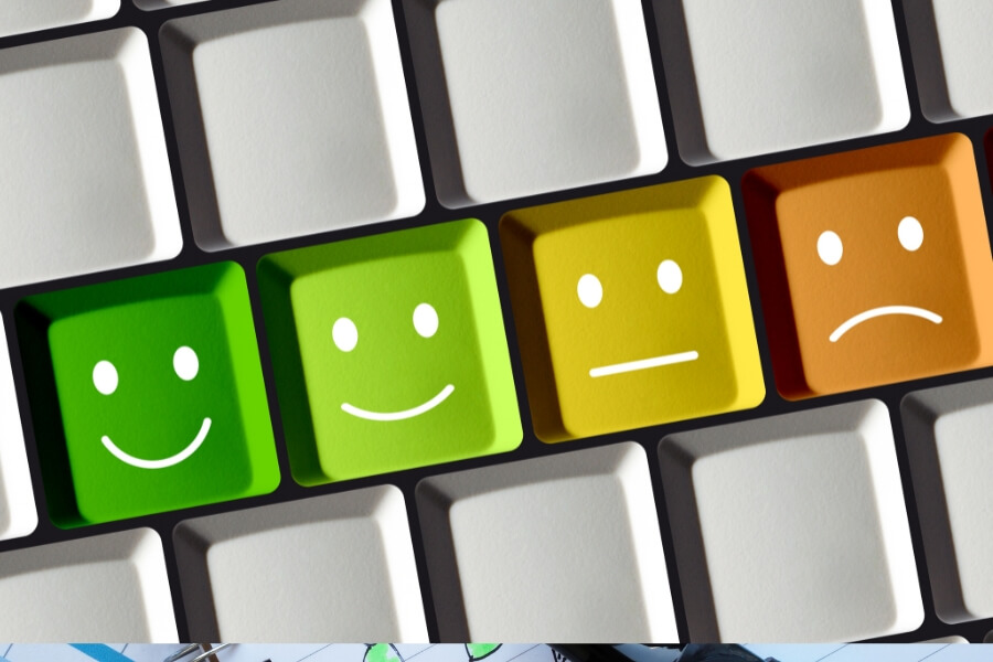 emoitions drawn on keyboard keycaps